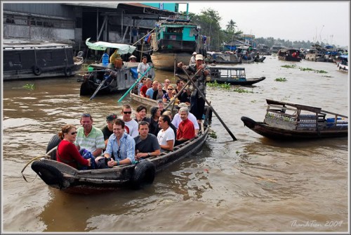 Tham quan vẻ đẹp chợ nổi Cái Bè 